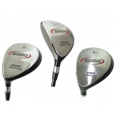 AGXGOLF Men's DYNAFLITE 3 Fairway Wood: LEFT HAND, FREE HEAD COVER, GRAPHITE
